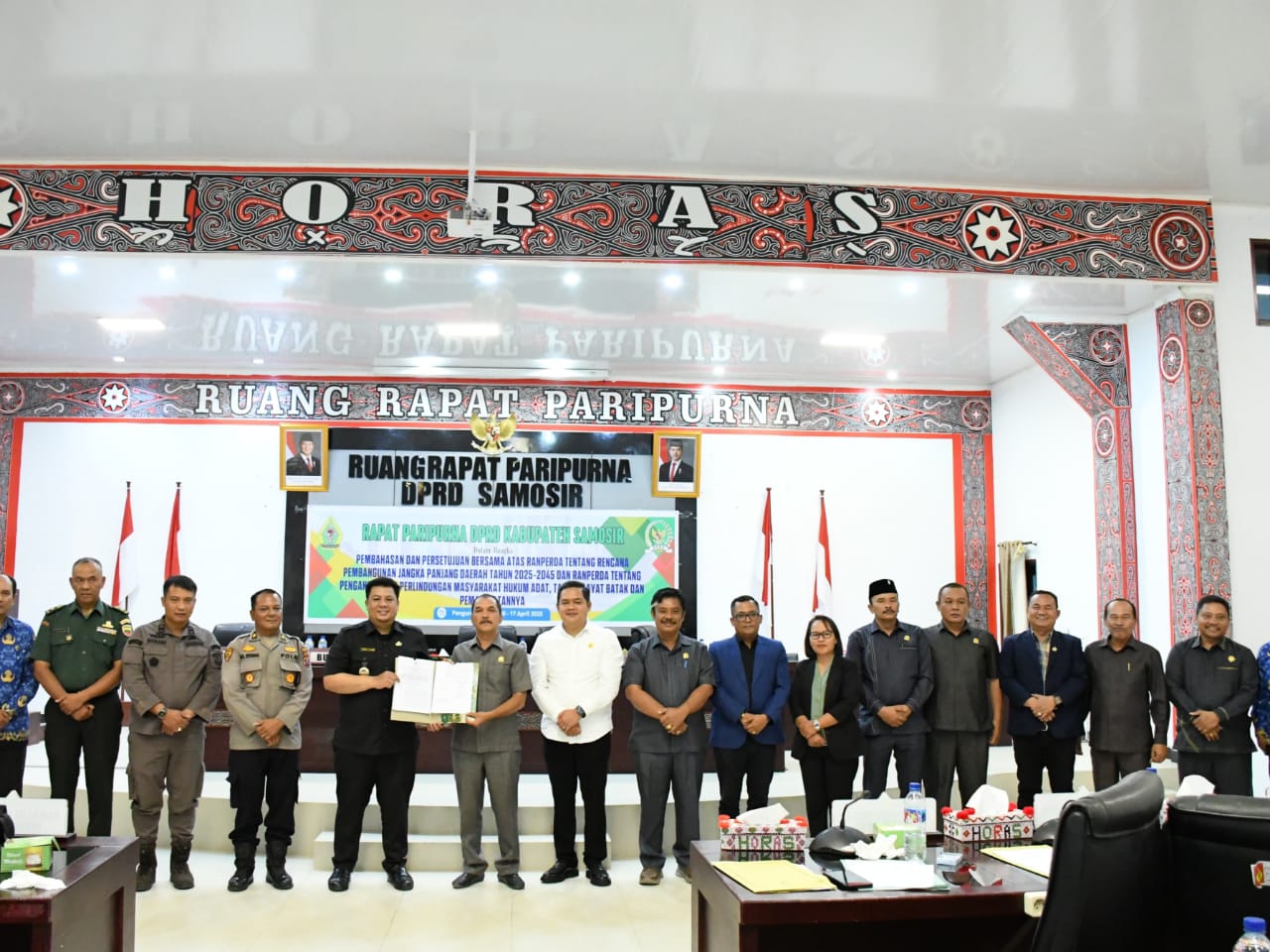 Pemkab dan DPRD Kab. Samosir Menyepakati 2 Buah Ranperda untuk Ditetapkan Menjadi Perda