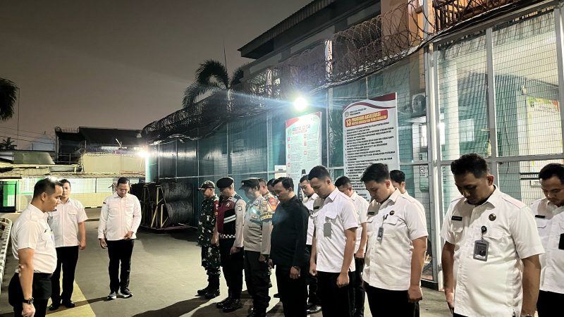 HBP Ke-61, Lapas Cipinang Bersama TNI-Polri Gelar Razia Bersama