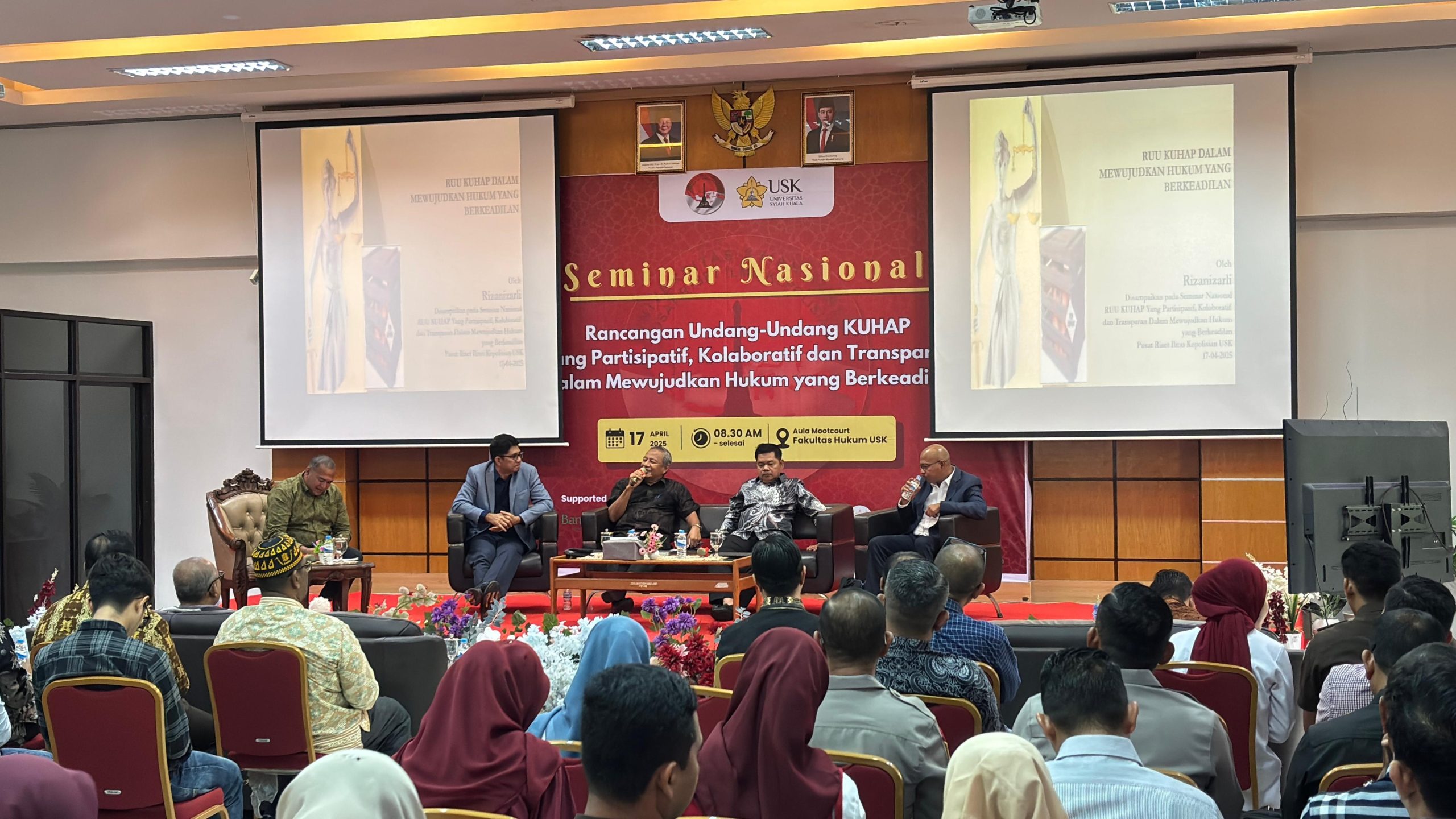 Pusat Riset Ilmu Kepolisian USK Gelar Seminar Nasional Bahas RUU KUHAP