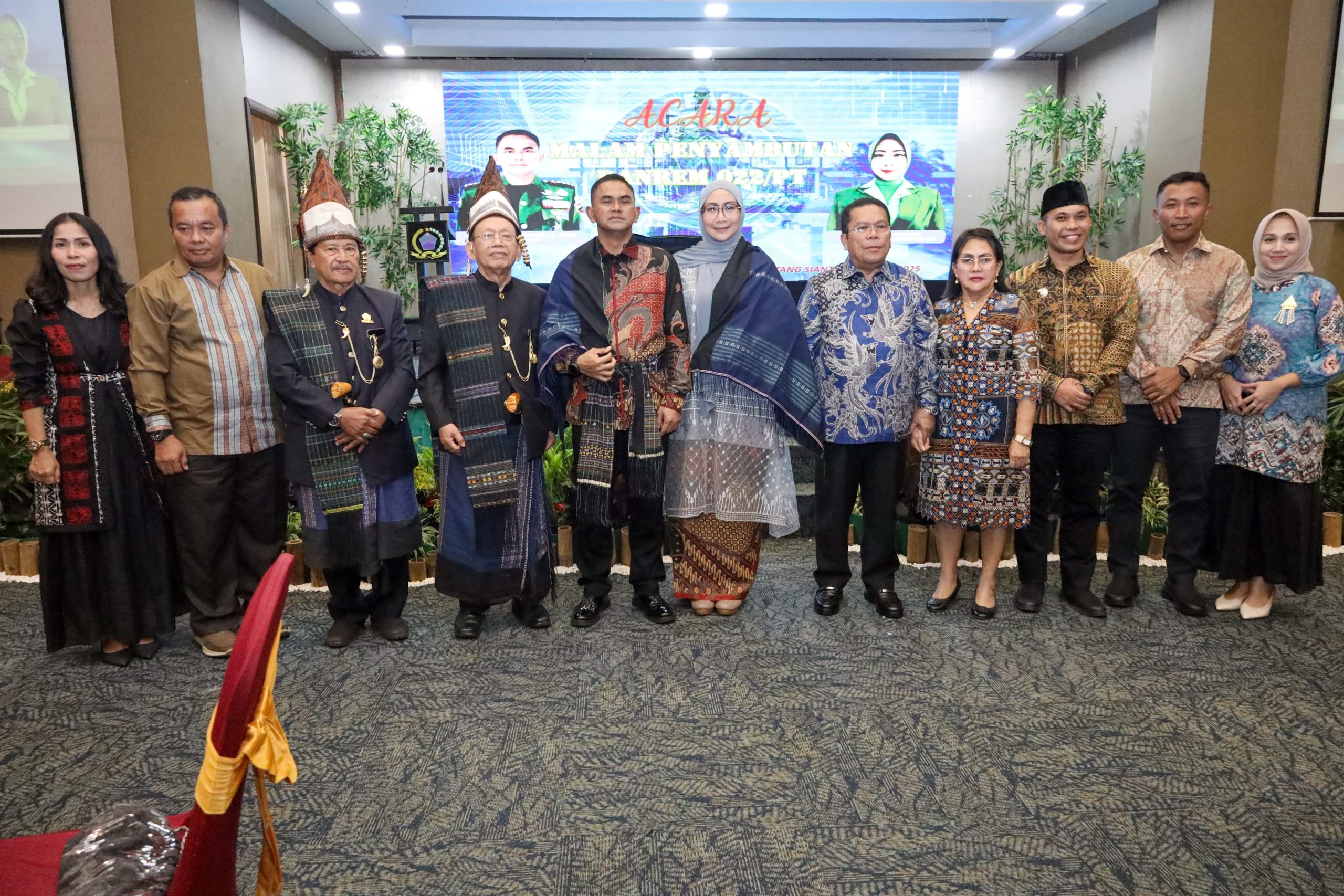 Wali Kota Pematangsiantar Hadiri Malam Penyambutan Danrem 022/PT