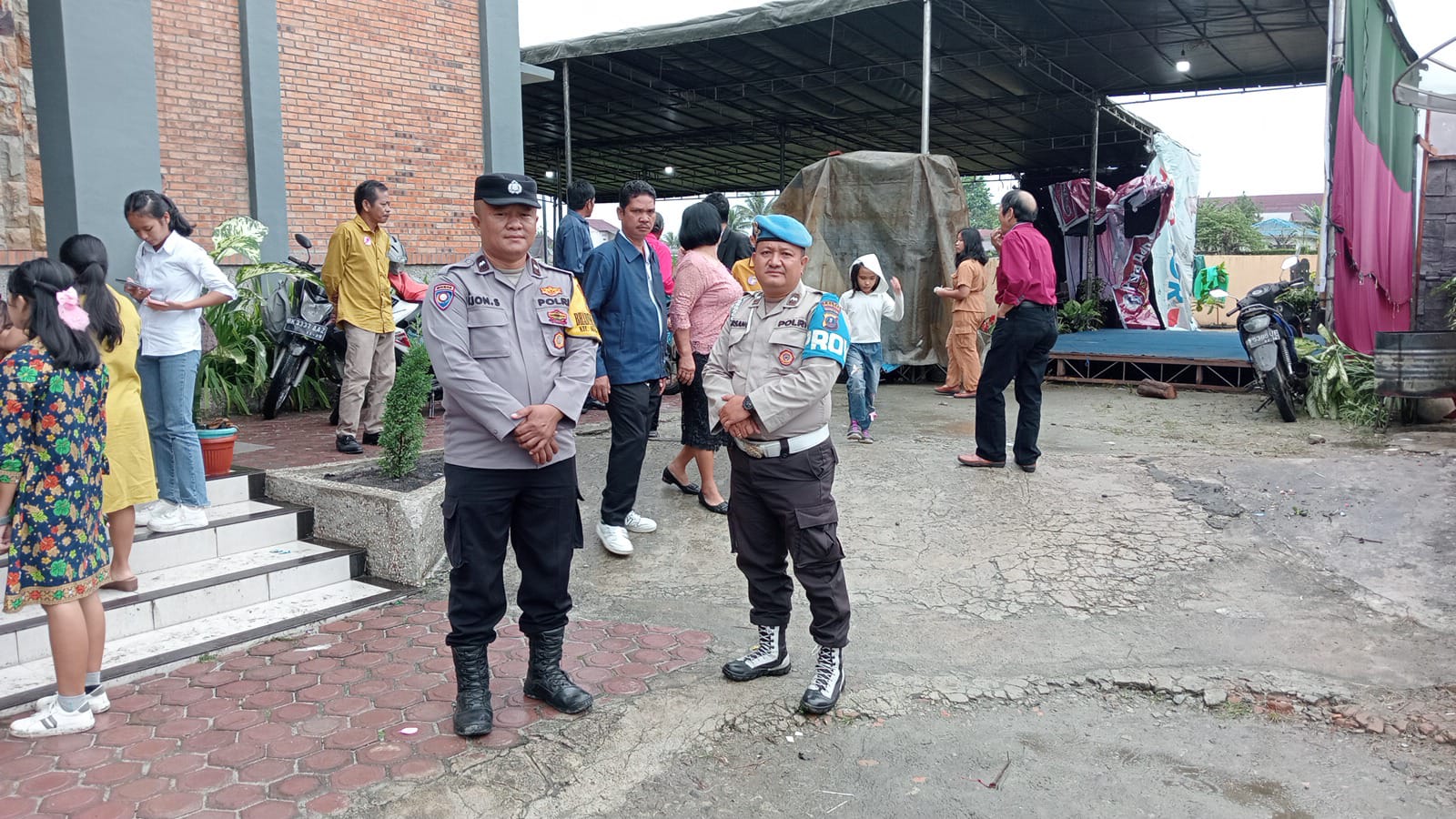 Amankan Perayaan Paskah di Gereja Prioritas, Polres Pematangsiantar Turunkan 100 Personil