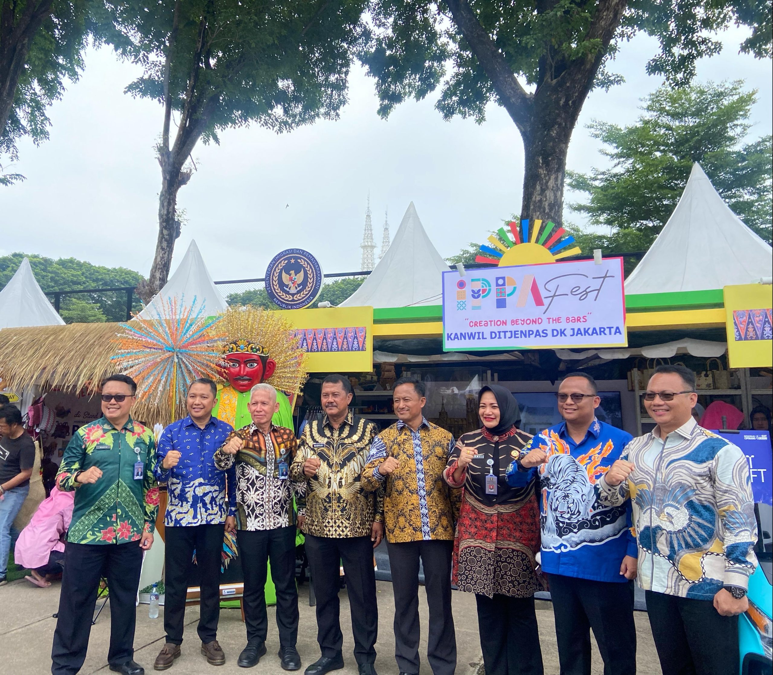 Menteri IMIPAS dan UMKM Saksikan Langsung Proses Membatik Warga Binaan Lapas Cipinang di IPPAFest 2025