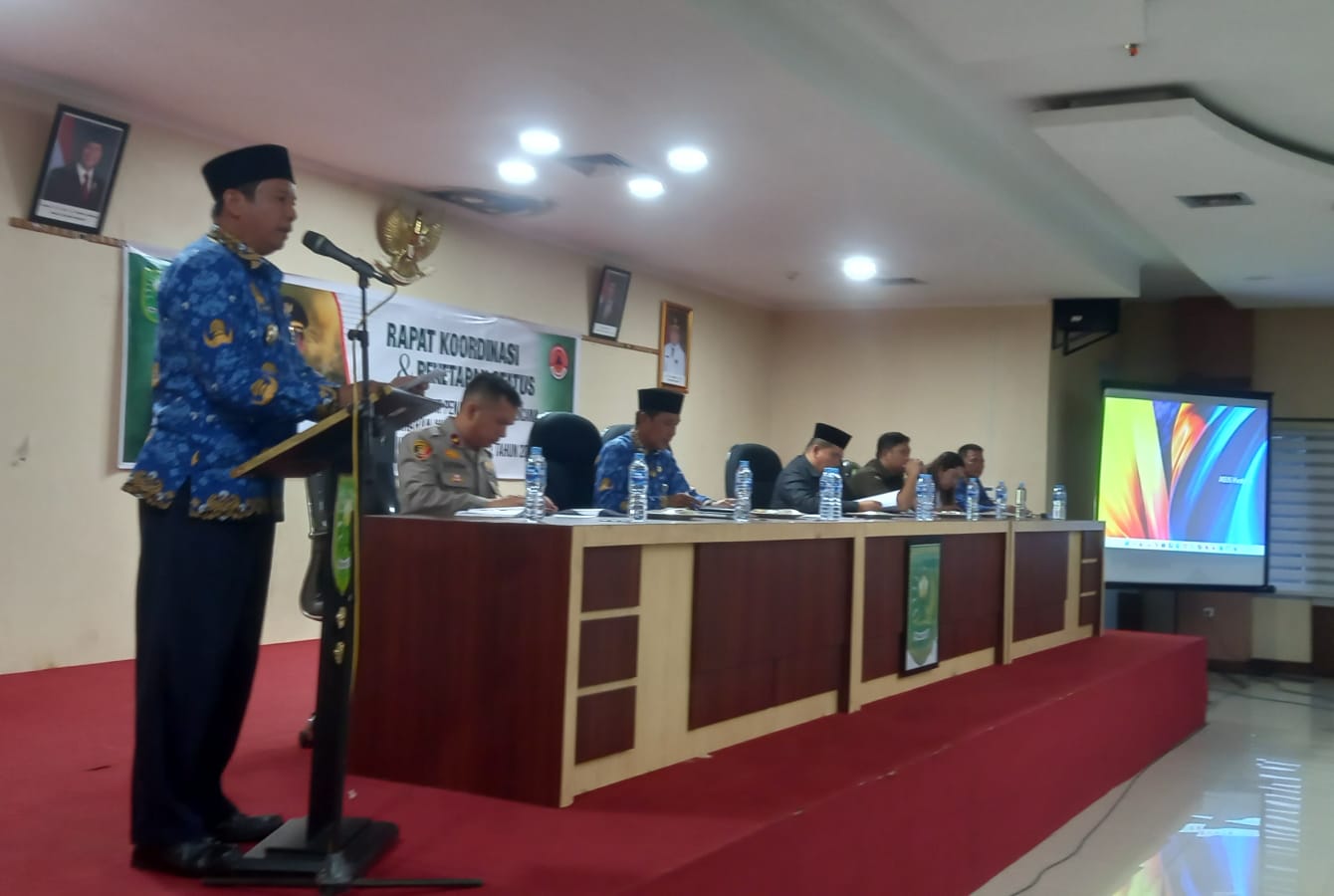 Satukan Presepsi Cegah Karhutla, Wabup Inhu Buka Rapat Koordinasi dan Penetapan Status Siaga Darurat Karhutla