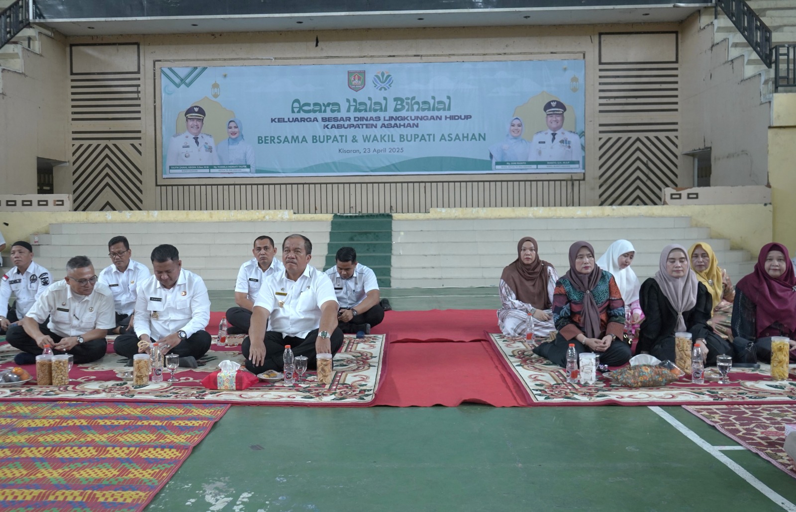 Bupati Asahan dan Wakil Bupati Berikan Salam Hormat Kepada Ratusan Petugas Kebersihan Asahan
