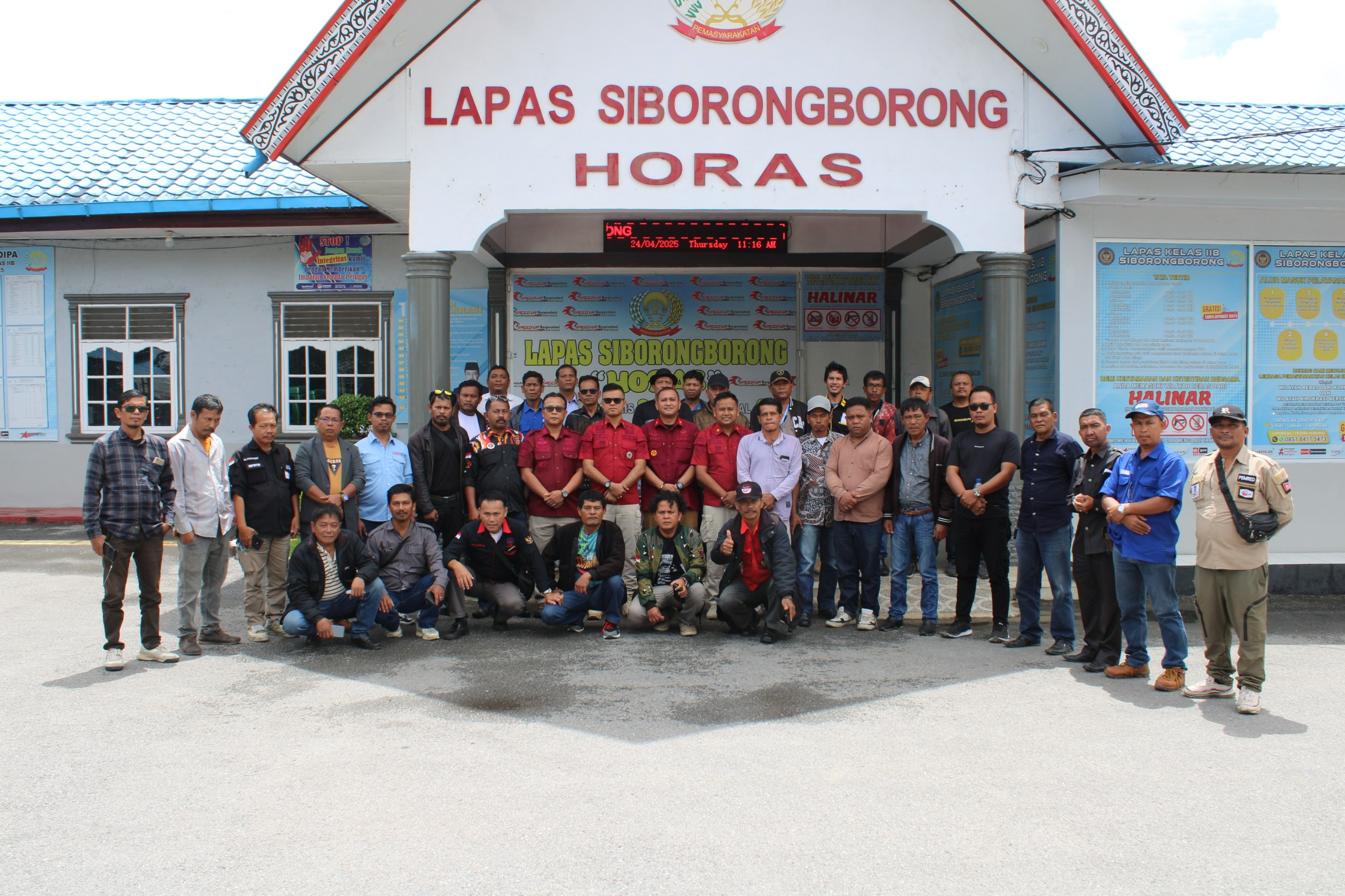 Kalapas Siborongborong Adakan Coffee morning dengan Insan Pers
