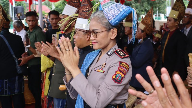 Kapolres Pematangsiantar Hadiri Peresmian Monumen Raja Siantar XIV Sang Naualuh Damanik