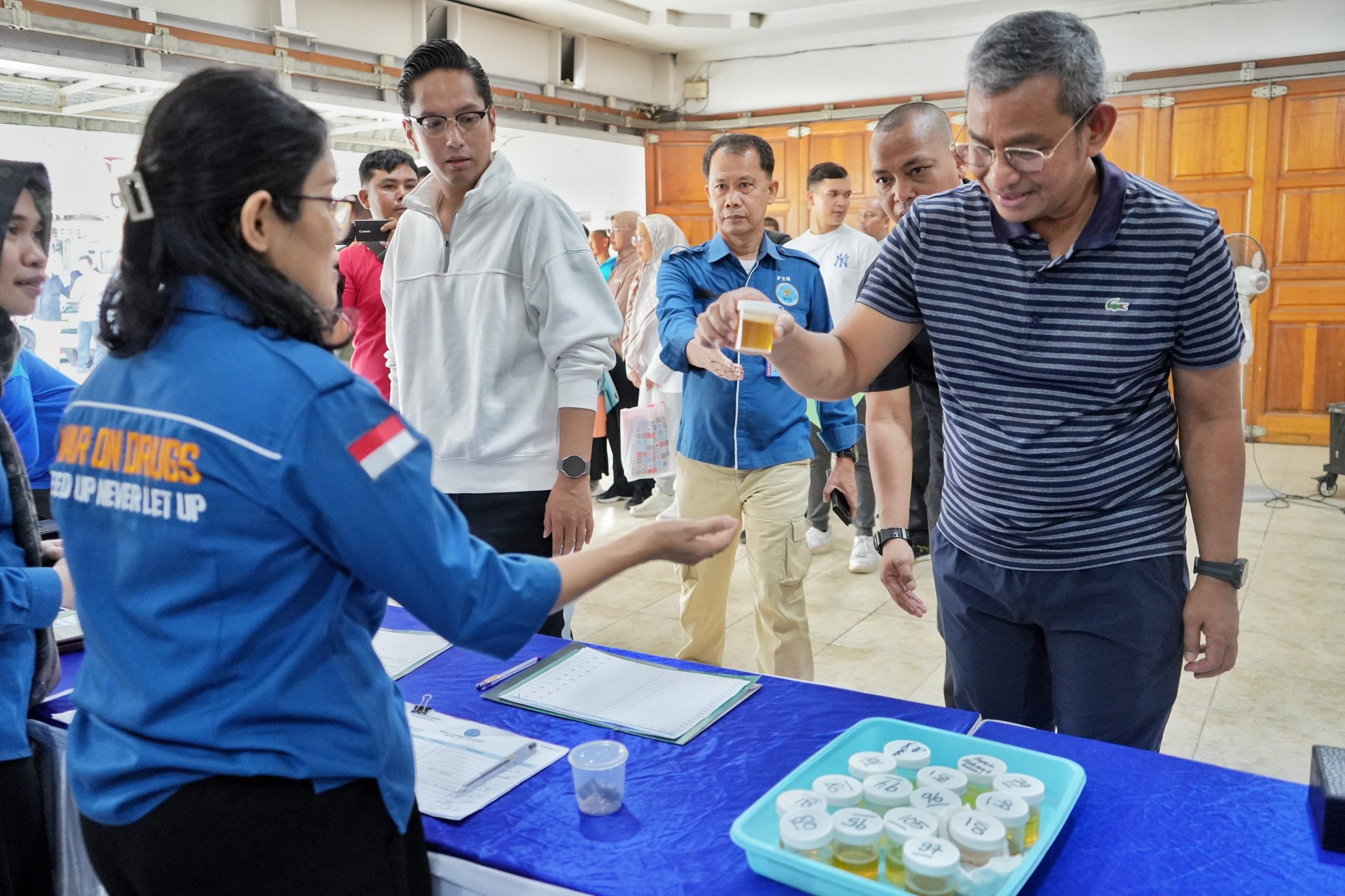 Rico Waas Test Urine Camat dan Lurah se Kota Medan
