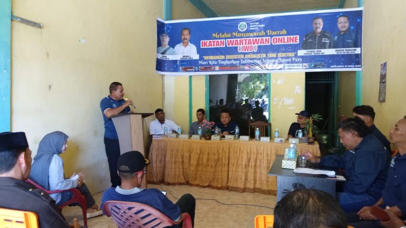 Syamsul Rizal Azm.Terpilih sebagai ketua IWO Aceh Barat Secara Aklamasi