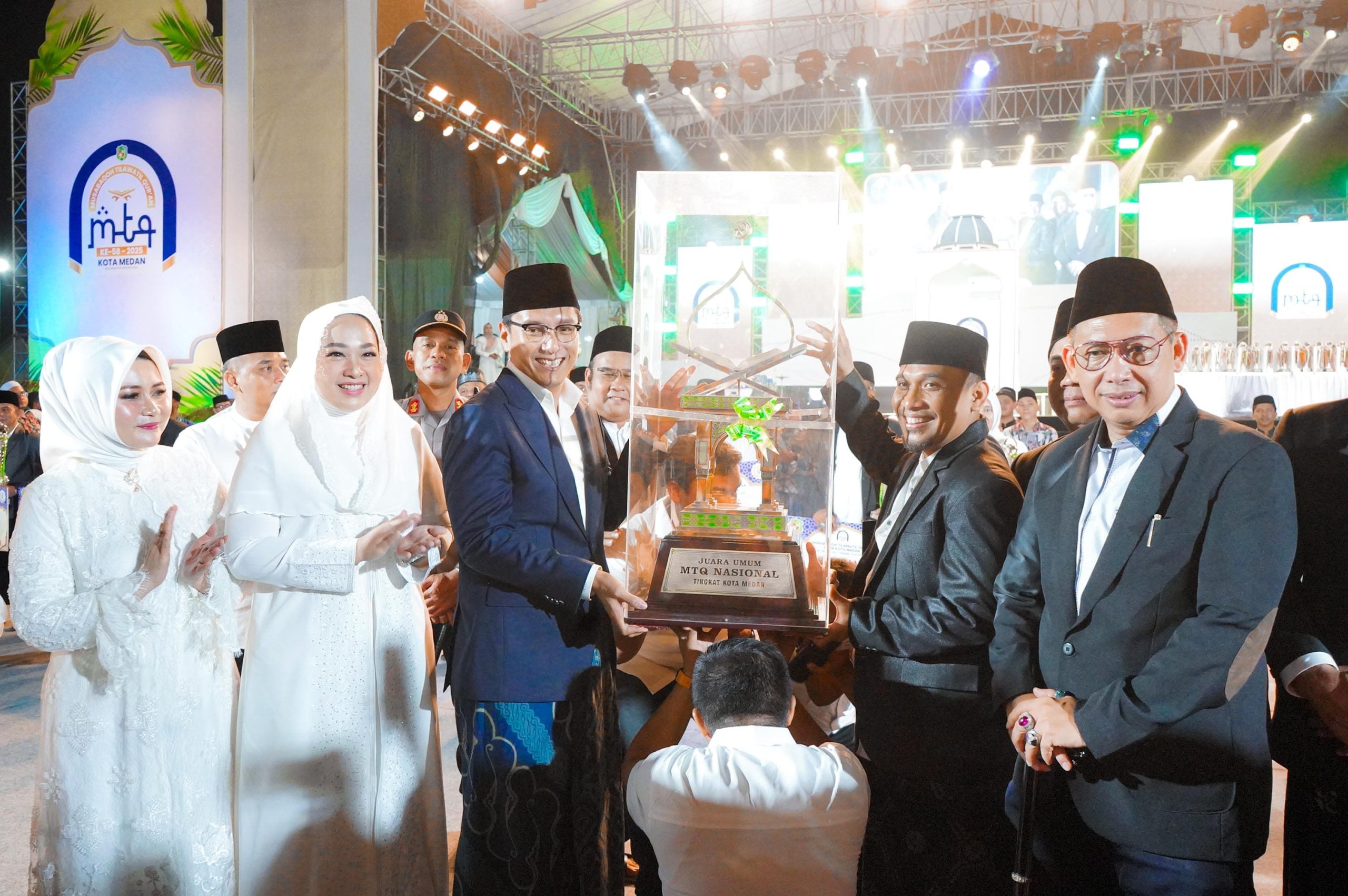 Rico Waas Tutup MTQ ke-58 Kota Medan, Medan Selayang Kembali Raih Juara Umum