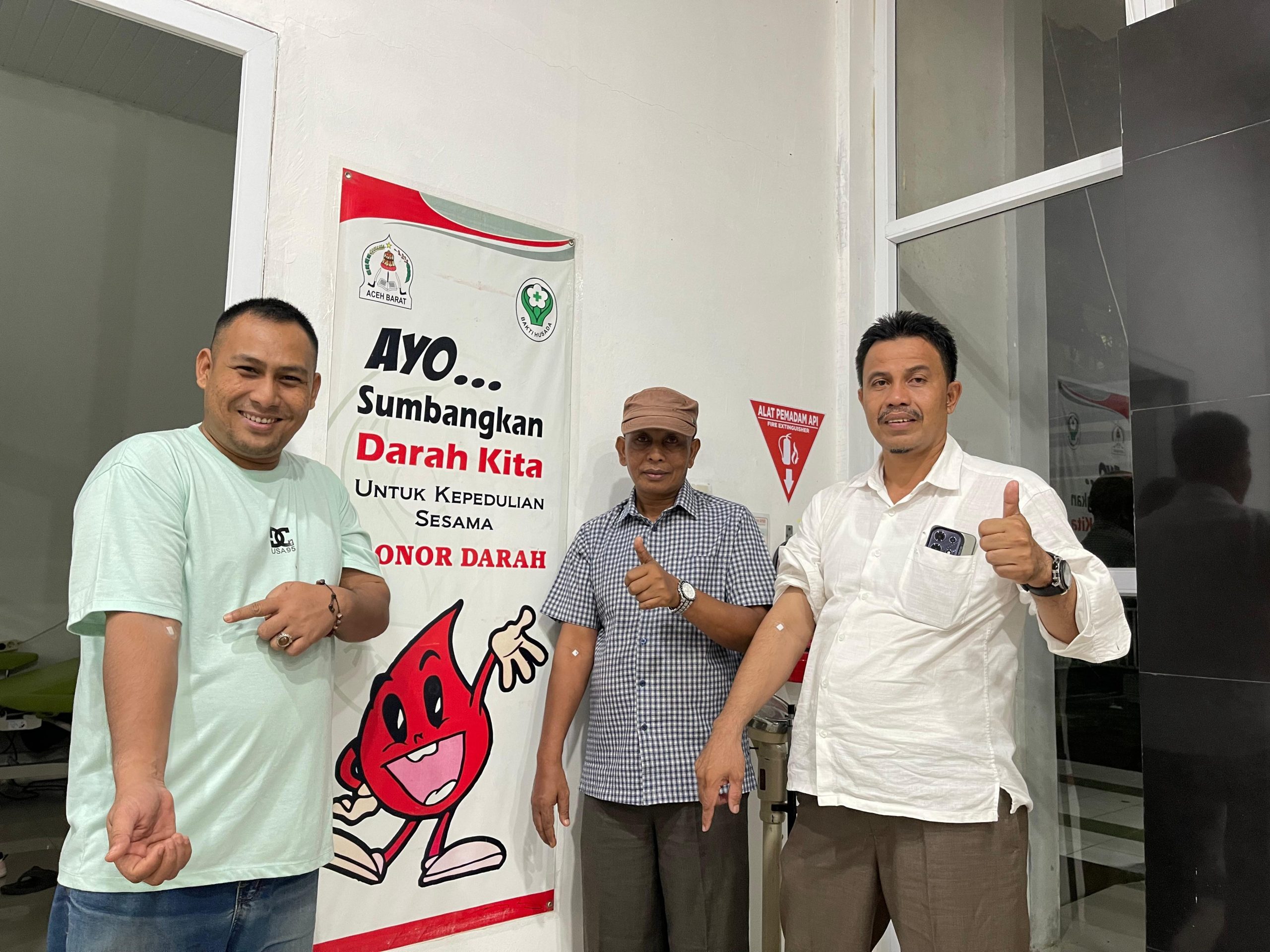 Camat Woyla Ajak Putra-Putri Aceh Barat Lakukan Donor Darah Untuk Bantu Pasien yang Membutuhkan