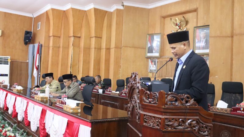 DPRD Batu Bara Gelar Rapat Paripurna LKPJ 2024, Rekomendasi Evaluasi Kinerja Kadis Pertanian dan Perkebunan