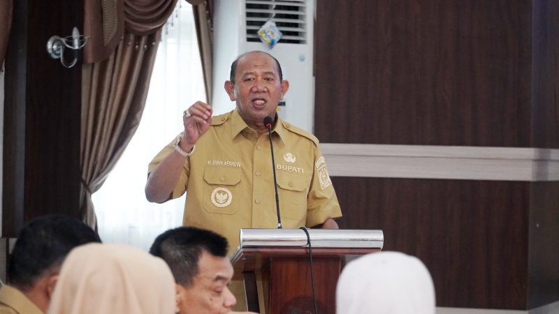 Bupati Langkat Syah Afandin Sampaikan Prioritas Pembangunan di Hadapan Banggar DPRD Sumut