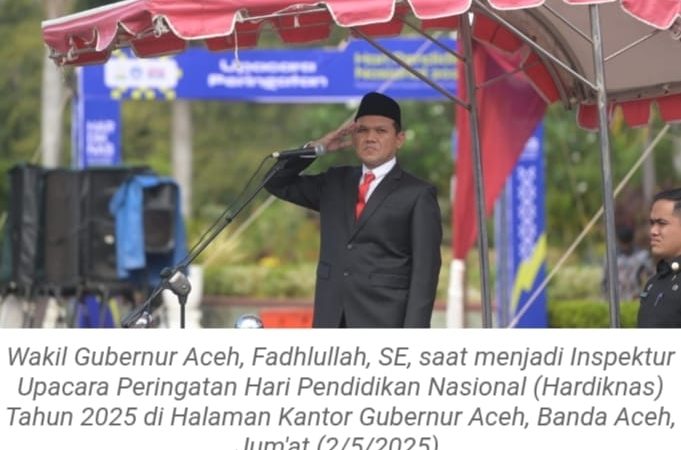 Peringati Hardiknas, Wagub Aceh Ajak Seluruh Elemen Masyarakat Turut Mendukung Pendidikan Nasional