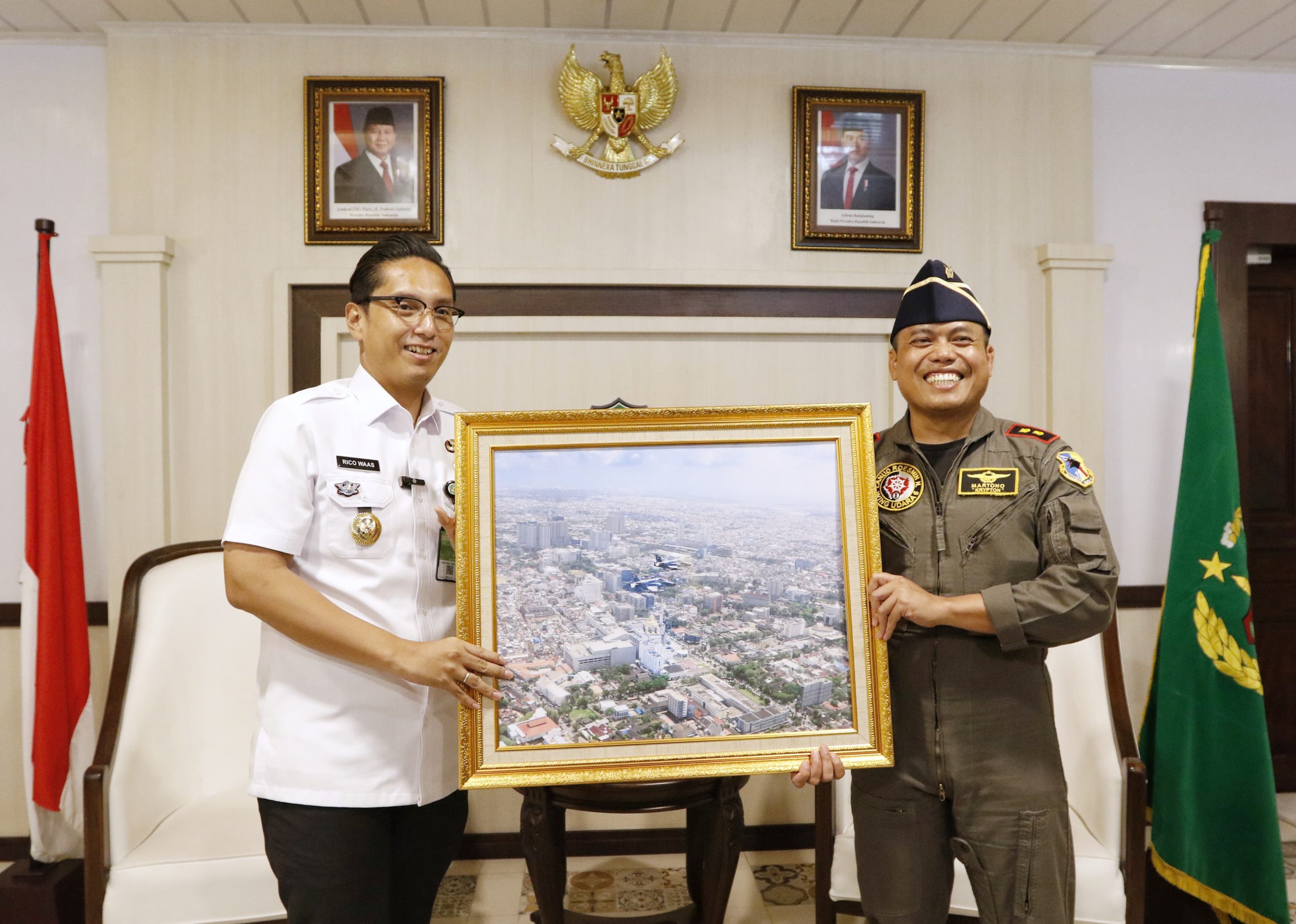 Rico Waas Terima Foto Indah Kota Medan dari Udara Medan