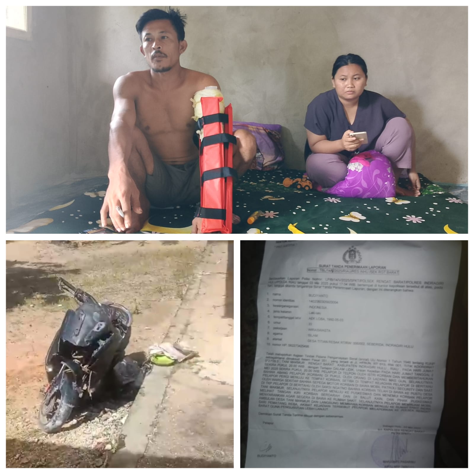 Keluarga  Andika  Korban Penganiayaan Tidak Terima  Lapor Balik Ke Polisi, Keterangan Kasat  PT.FBI Bohong