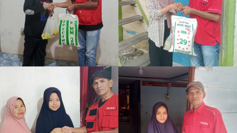 Hari Jadi ke-2, Media Naeem Salurkan Bantuan Sosial