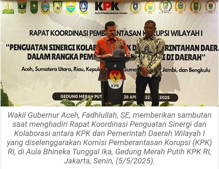 Bersama KPK, Pemerintah Aceh Siap Berkomitment Berantas Korupsi
