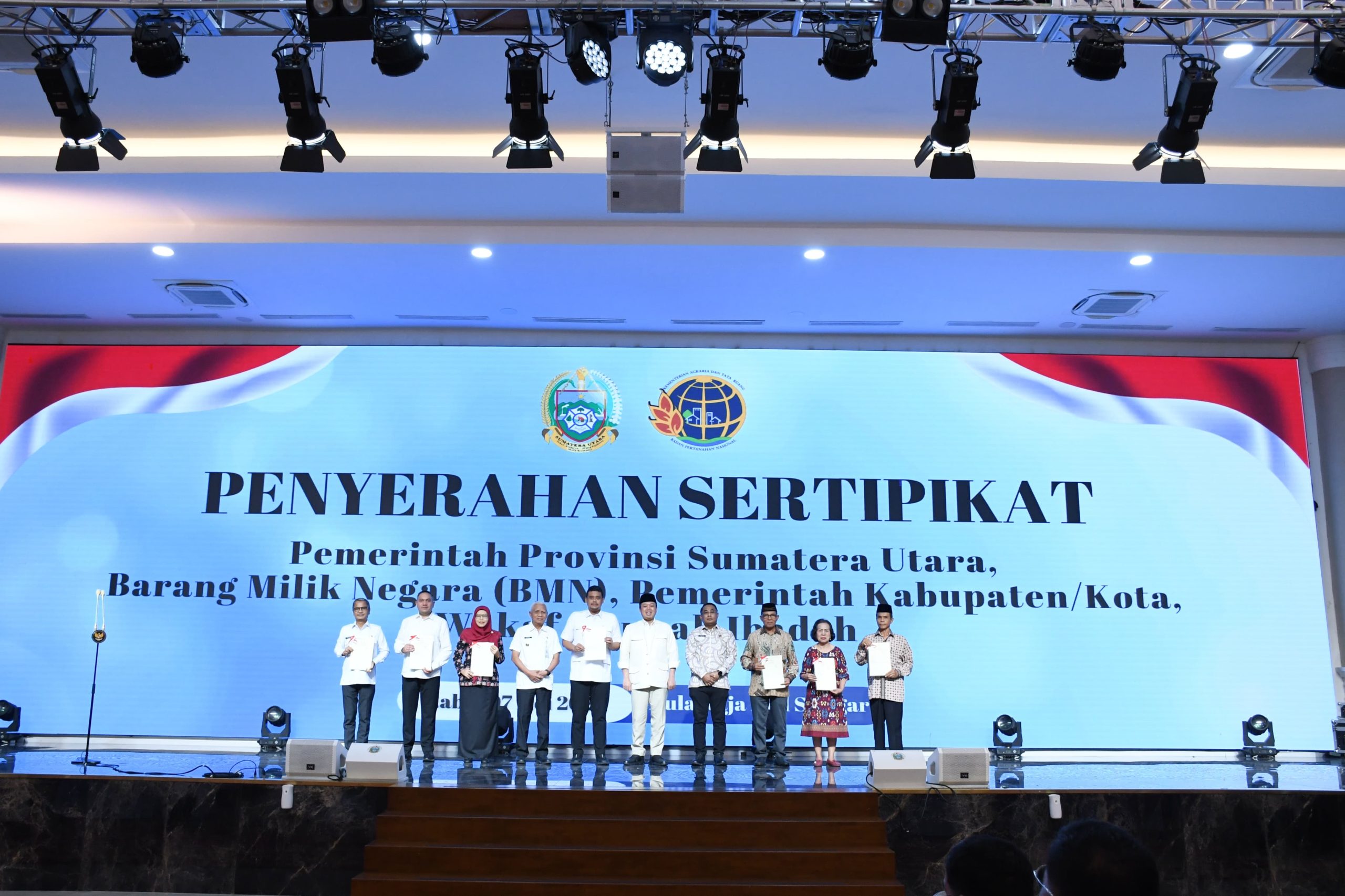 Bupati Samosir Hadiri Rakor Percepatan Penyesuaian Tata Ruang dan Penyelesaian Permasalahan Pertanahan di Wilayah Sumut