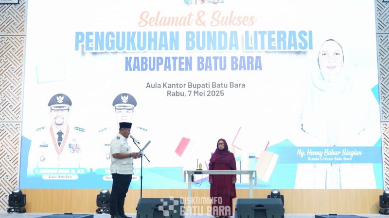 Bupati Baharuddin Siagian Hadiri Pengukuhan Bunda Literasi, Berharap Mampu Meningkatkan Minat Baca Masyarakat