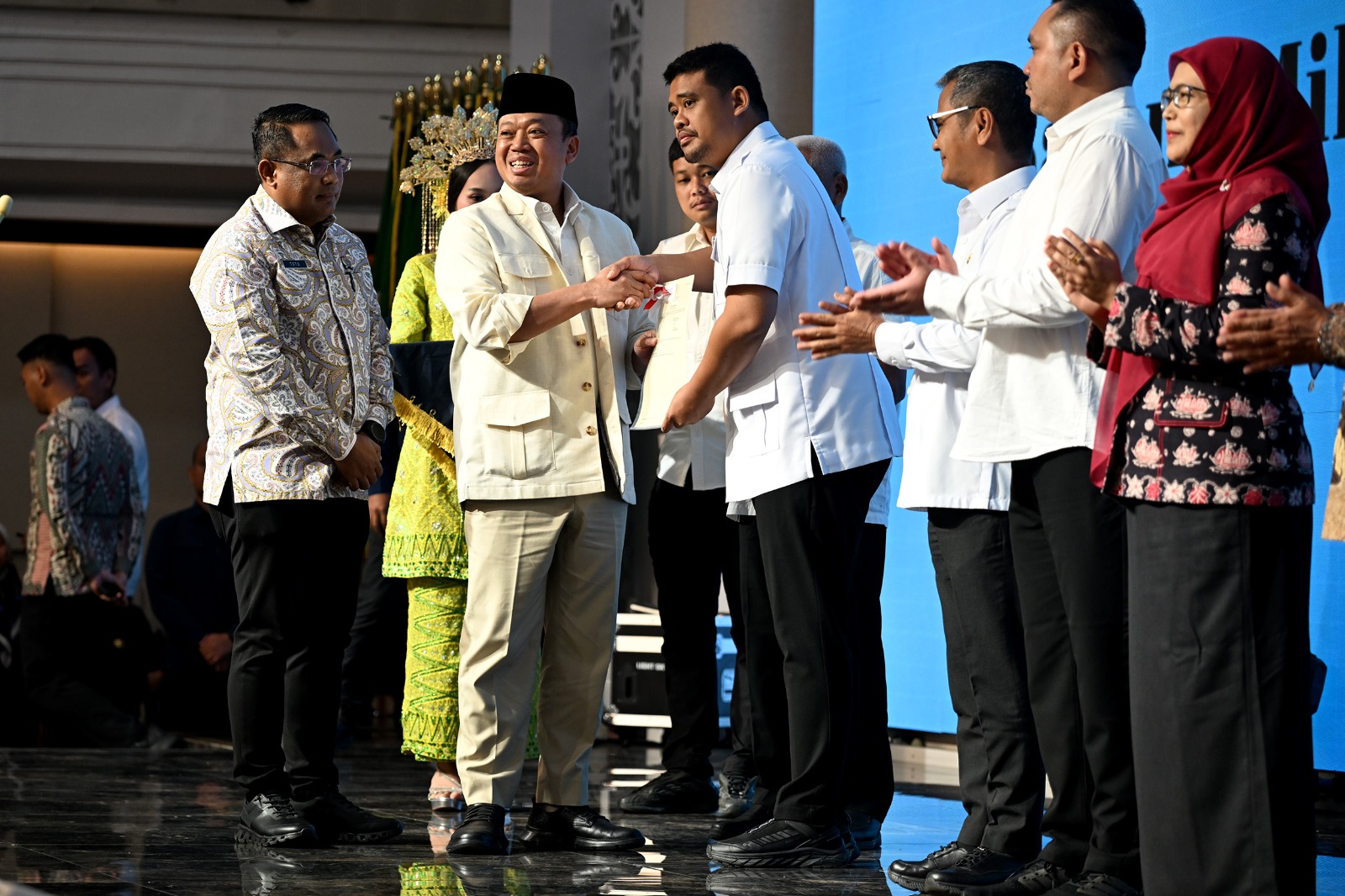 Bupati Asahan mengikuti Rapat Koordinasi Kebijakan dan Layanan Pertanahan dan Tata Ruang