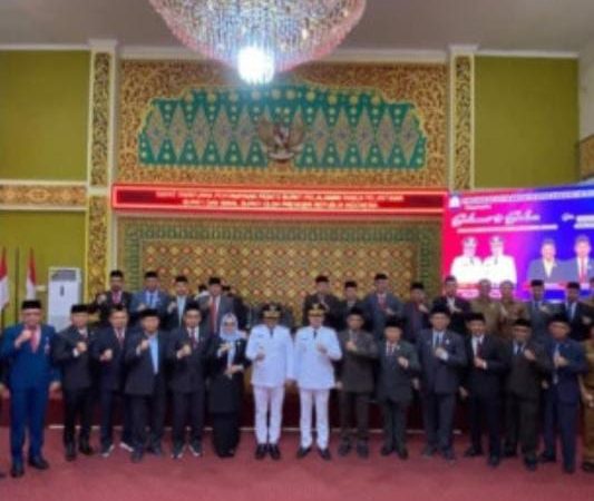 Bupati dan Wakil Bupati Pelalawan Paparkan Program Prioritas Lima Tahun Ke depan 