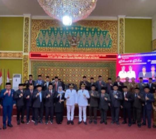 Bupati dan Wakil Bupati Pelalawan Paparkan Program Prioritas Lima Tahun Ke depan 