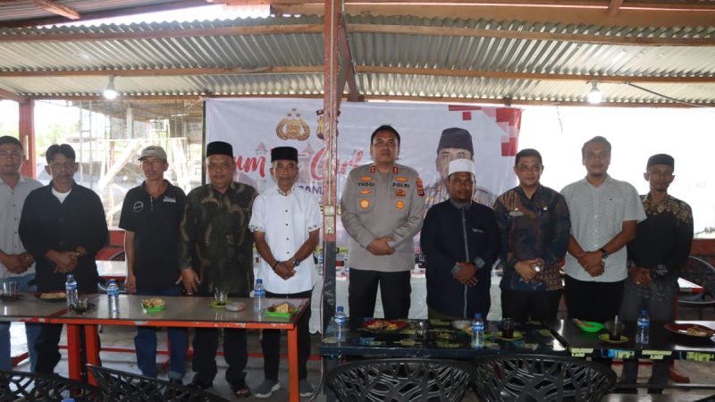 Jum’at Curhat di Kecamatan Meureubo, Kapolres Aceh Barat Ajak Para Keuchik Bersinergi Jaga Harkamtibmas dan Berantas Premanisme