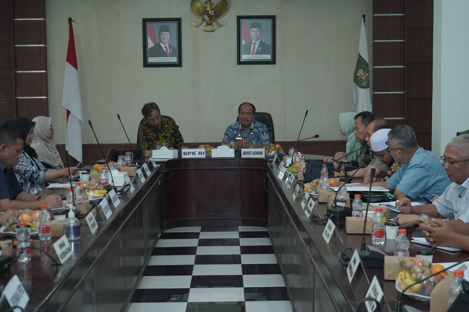 BPK Sumut dan Bupati Asahan Laksanakan Exit Meeting Pemeriksaan Terinci Laporan Keuangan