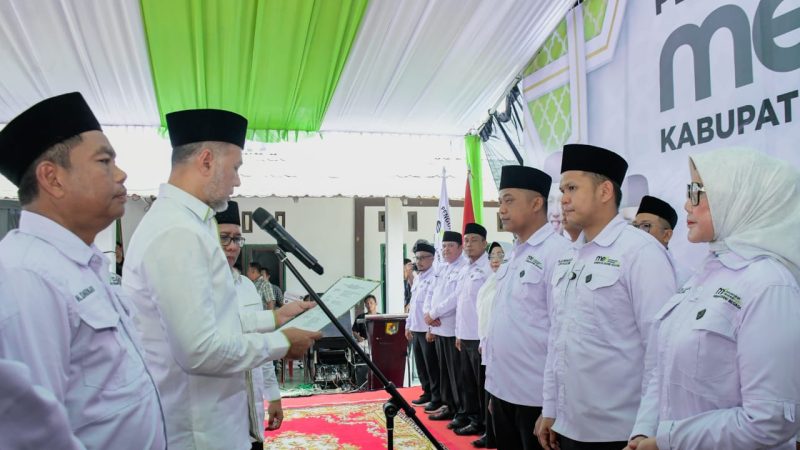 Adlin Tambunan Resmi Menjadi Ketua MES Sergai, Komit Majukan Ekonomi Syariah