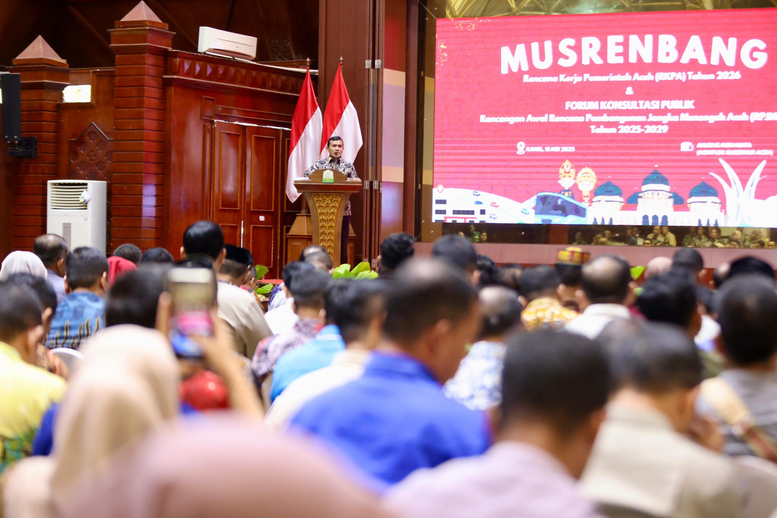 Wagub Buka Musrembang RKPA 2026 Di Anjong Mon Mata