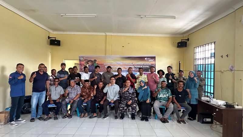 BPJS Ketenagakerjaan dan PPI Pusong Gencarkan Sosialisasi Perlindungan Nelayan di Lhokseumawe