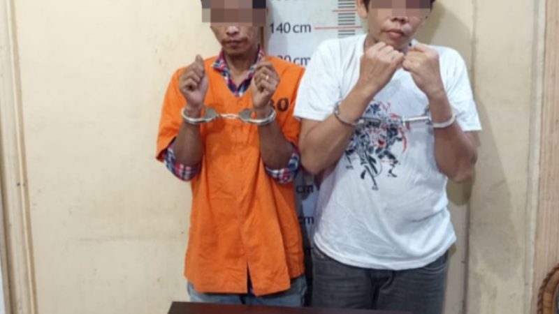 Sebanyak 34 Paket Sabu dan Dua Tersangka di Amankan Satres Narkoba Polres Langkat