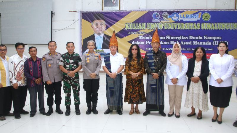 Wakil Wali Kota Pematangsiantar Hadiri Kuliah Umum oleh Wakil Menteri Hak Asasi Manusia