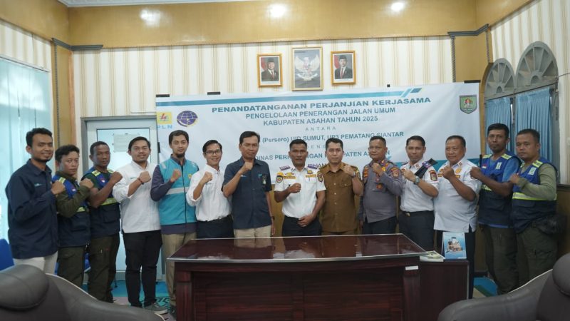 Tingkatkan Kualitas Pelayanan, Dishub Asahan dan PT. PLN Lakukan Kerjasama Pengelolaan PJU