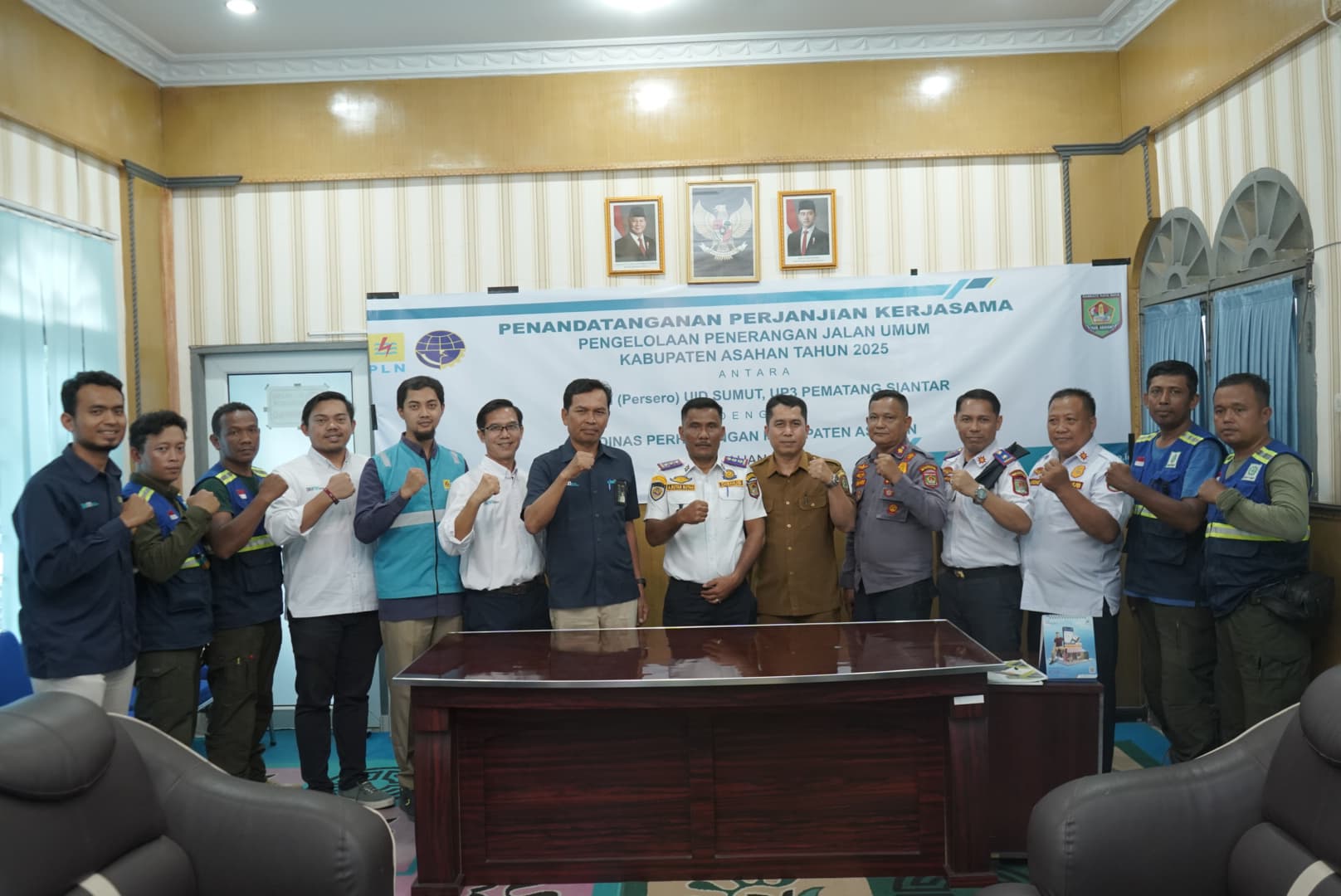 Tingkatkan Kualitas Pelayanan, Dishub Asahan dan PT. PLN Lakukan Kerjasama Pengelolaan PJU