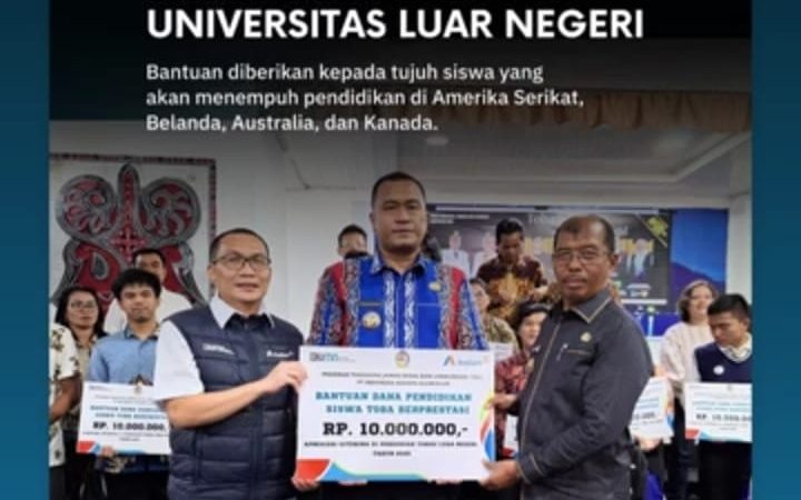 PT Inalum Melalui Program Beasiswa Indonesia Maju Berikan Bantuan Kepada Tujuh Siswa/i Yang Diterima di Universitas Terbaik di Luar Negeri