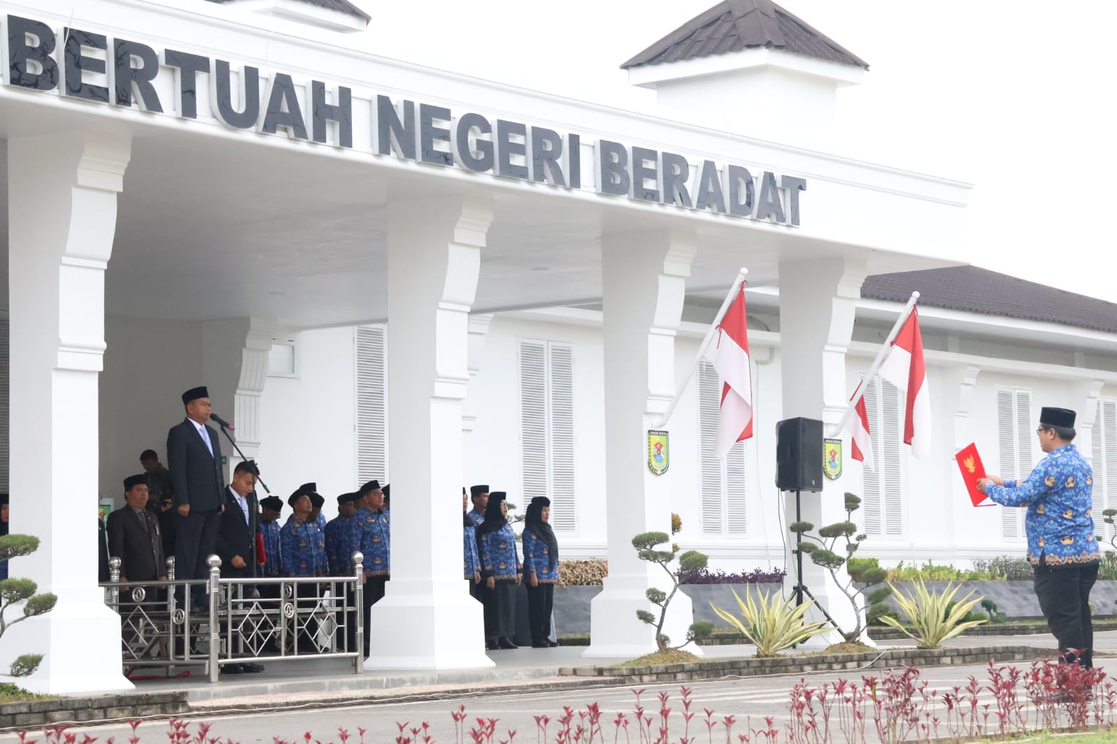 Pimpin Upacara Harkitnas ke-117, Bupati Sergai Bacakan Sambutan Menkomdigi