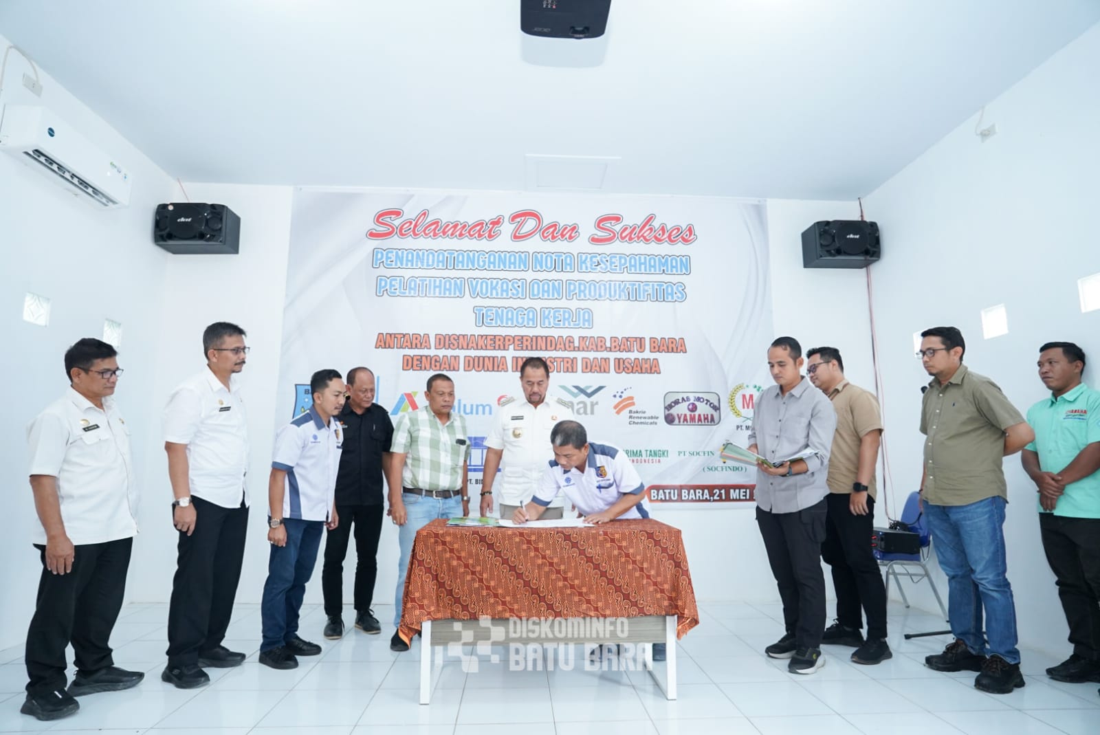 PT Inalum Ikut Serta Dukung Kerjasama Antara Pemerintah dengan swasta Dalam Penurunan Angka Pengangguran di Batu Bara