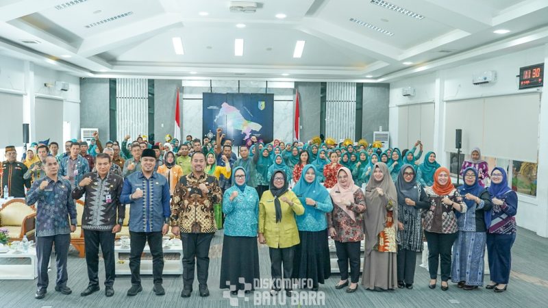 Bupati Baharuddin Siagian Bersama Ketua TP – PKK Kabupaten Batu Bara Sambut Hangat Kunjungan Tim Supervisi TP – PKK Provsu