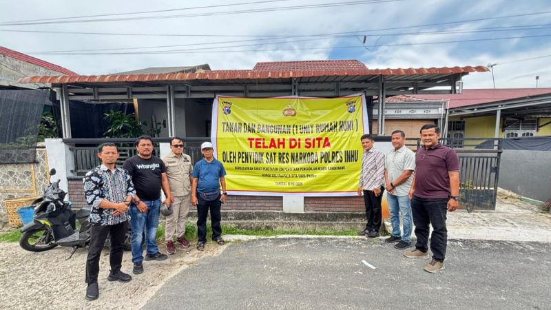 Nilai Ratusan Juta,Aset Mak Gadi di Luar Daerah Kembali Disita Polres Inhu