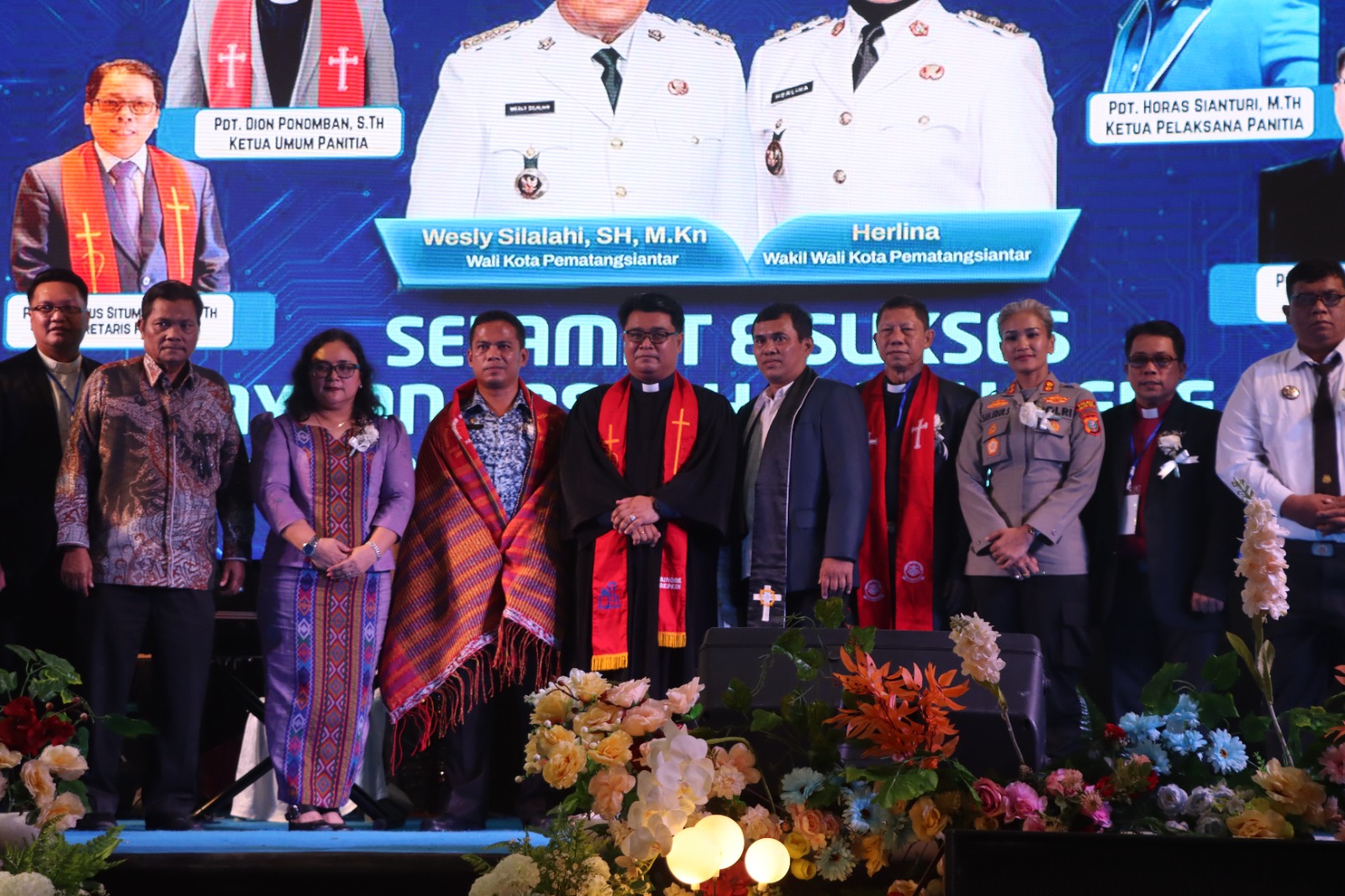 Kapolres Pematangsiantar Hadiri Perayaan Paskah Oikumene Tahun 2025