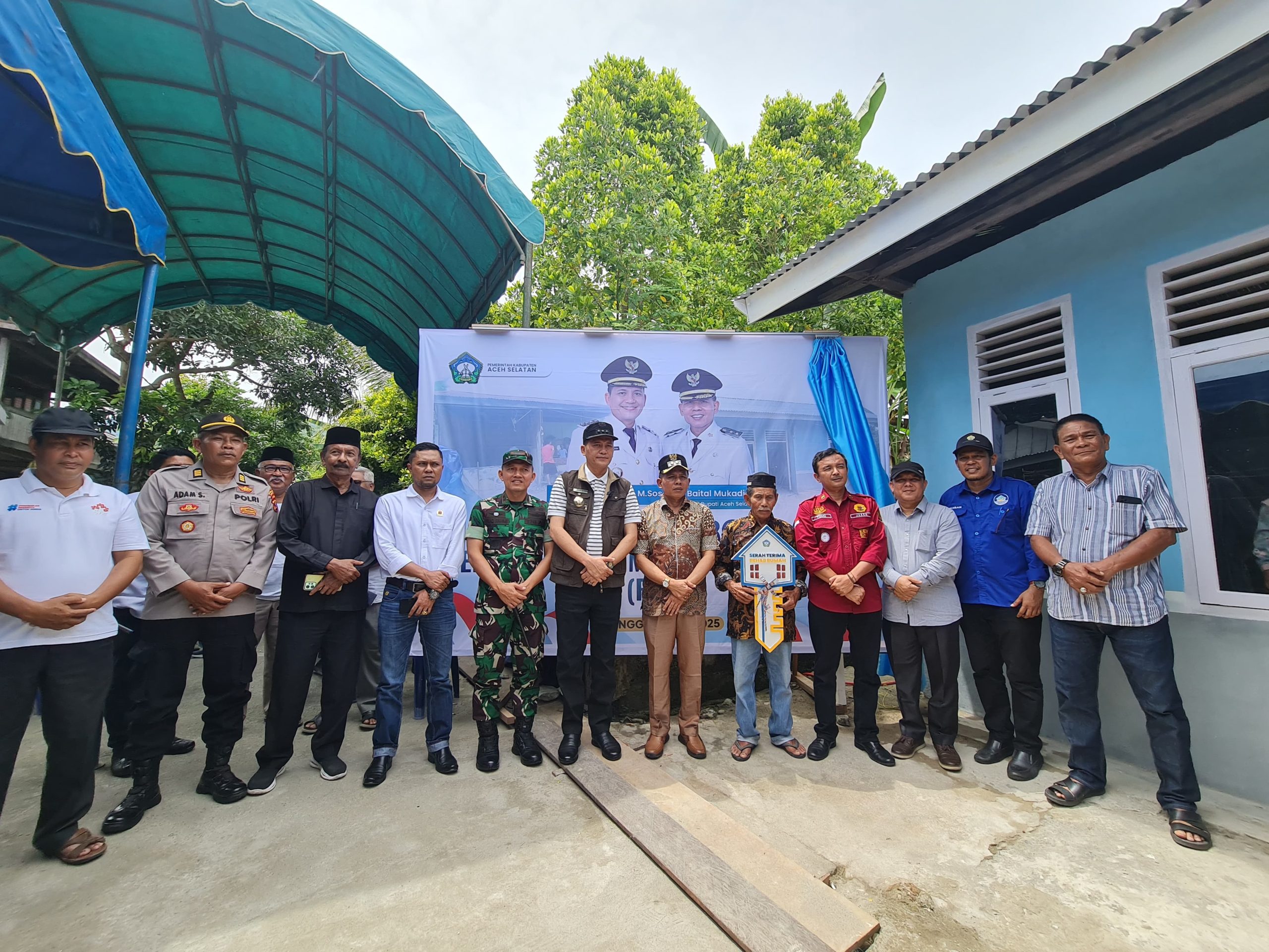 Bupati Aceh Selatan Launching Program Rehabilitas Rumah Tidak Layak Huni