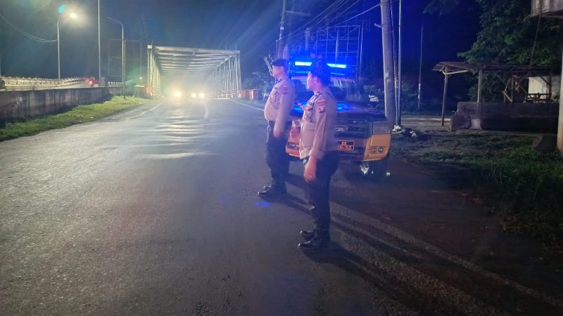 Antisipasi C3 dan Gangguan Kamtibmas Polsek Stabat Laksanakan patroli, Kegiatan Rutin Yang Ditingkatkan (KRYD)