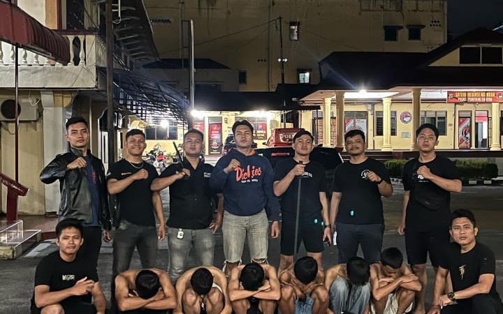 Tindaklanjuti Laporan Masyarakat di Call Center 110, Polres Pematangsiantar Mengamankan Sebanyak Enam Remaja yang Diduga Tawuran
