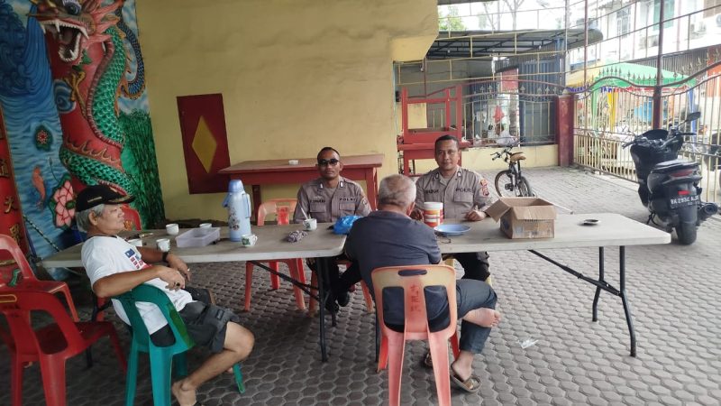 Polsek Tanjung Balai Selatan Polres Tanjung Balai Sampaikan Pesan Kamtibmas ke Warga