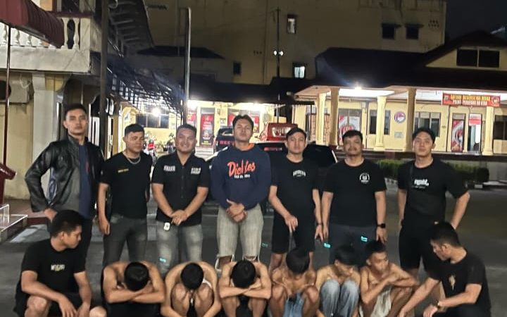 Tindaklanjuti Laporan Masyarakat di Call Center 110, Polres Pematangsiantar Amankan Enam Remaja Diduga Lakukan Tawuran