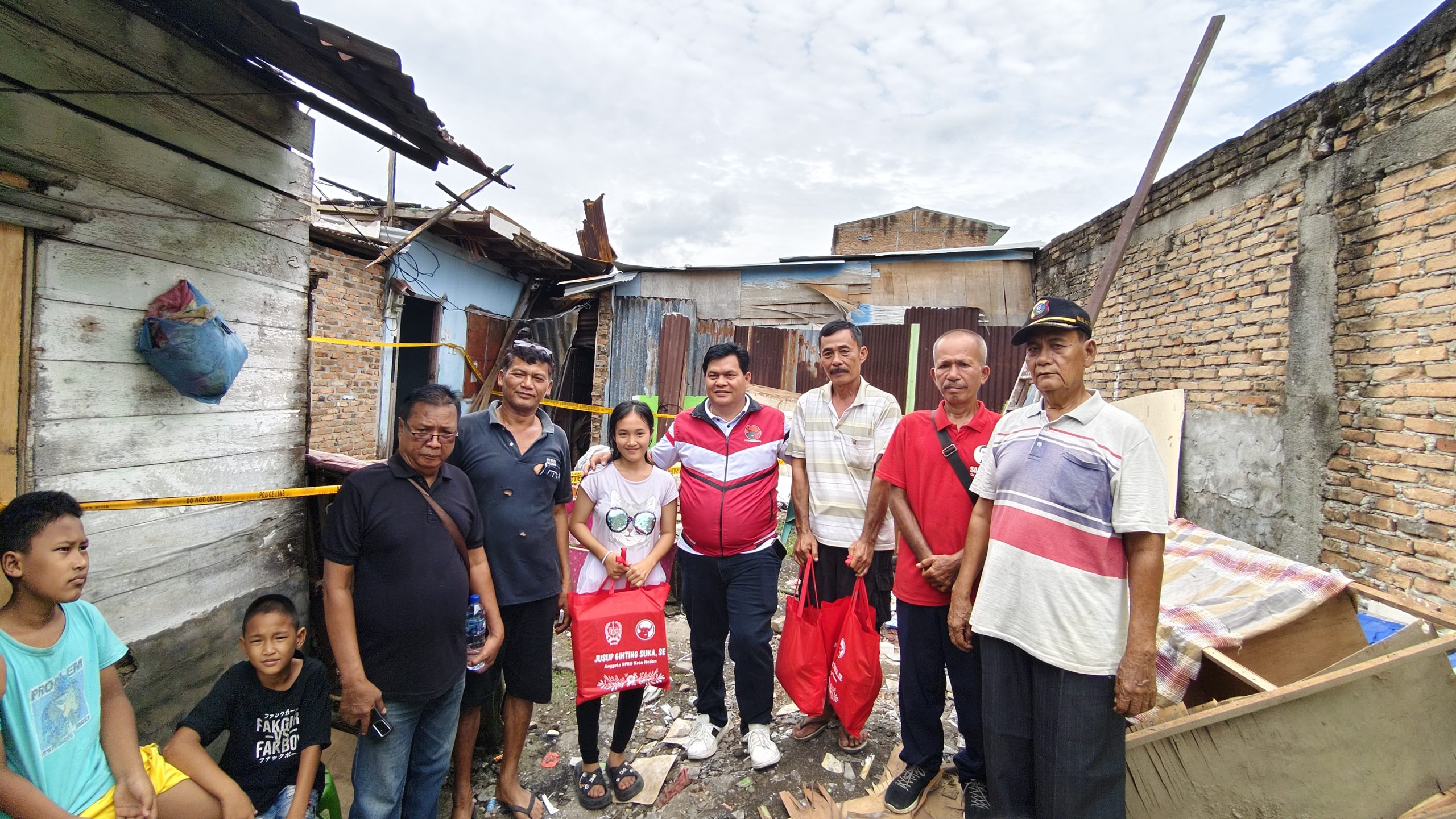 Jusup Ginting Suka Bantu Keluarga Sati Eli Harefa, Korban Kebakaran di Kwala Bekala
