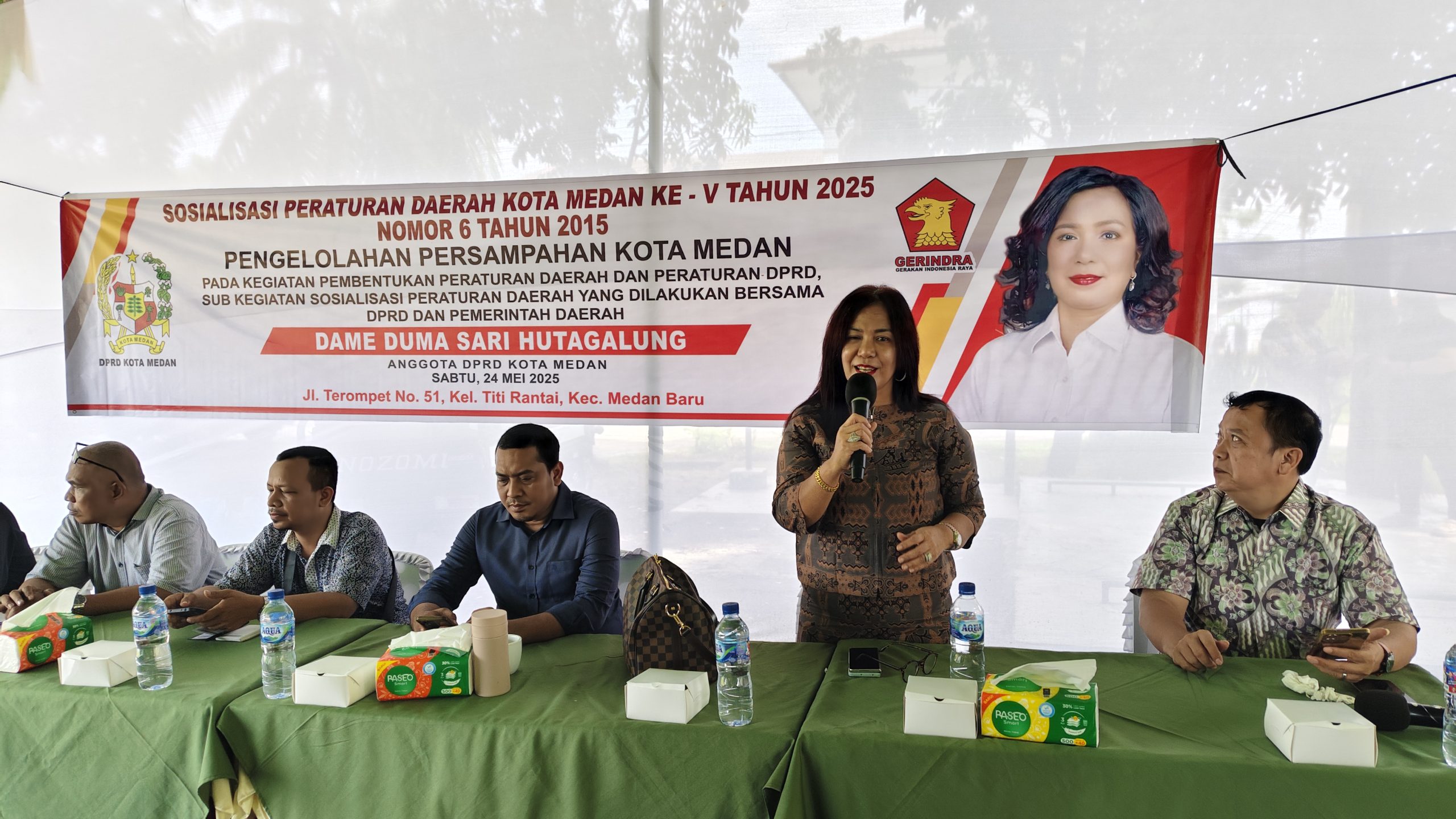 Sosperda No. 6 Tahun 2015 Tentang Persampahan, Dame Duma Sari Hutagalung Ajak Warga Jalan Terompet Peduli Kebersihan Sampah