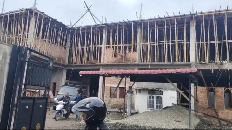 9 Unit Ruko Lantai 2  Dibangun Tanpa Izin PBG,  Lurah Sei Sikambing C-2 Akui Sudah Surati Pemilik Bangunan