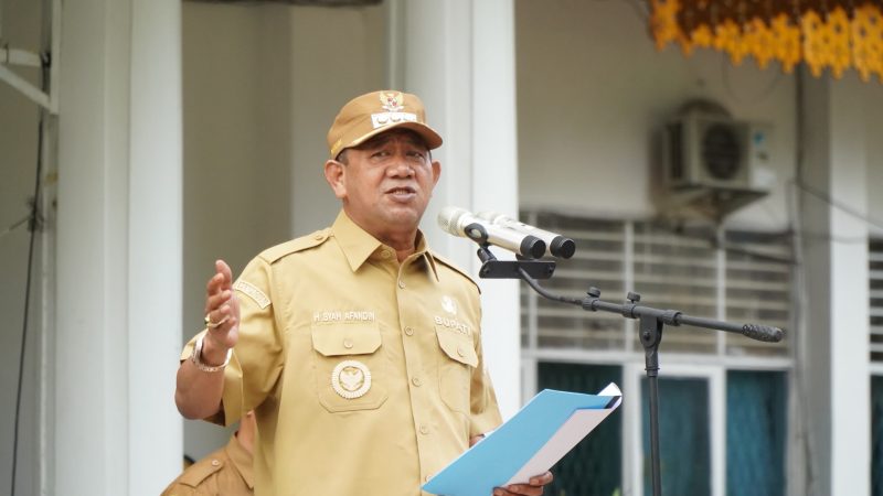 Bupati Langkat Syah Afandin Tegaskan ASN Harus Kompak, Bansos Harus Tepat Sasaran
